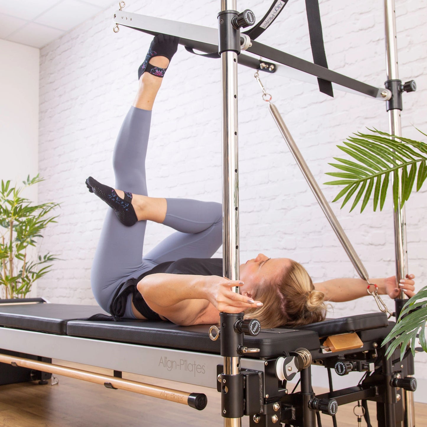 Align Pilates C8-Pro Pilates Reformer with Half Cadillac