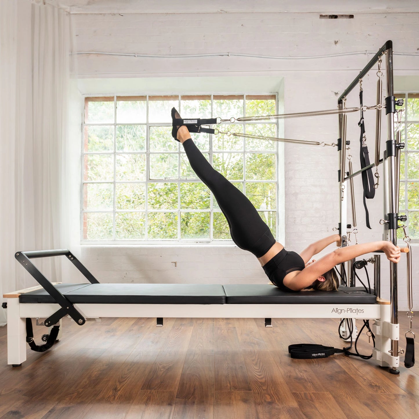 Align Pilates C8-S Pro Pilates Reformer with Half Cadillac