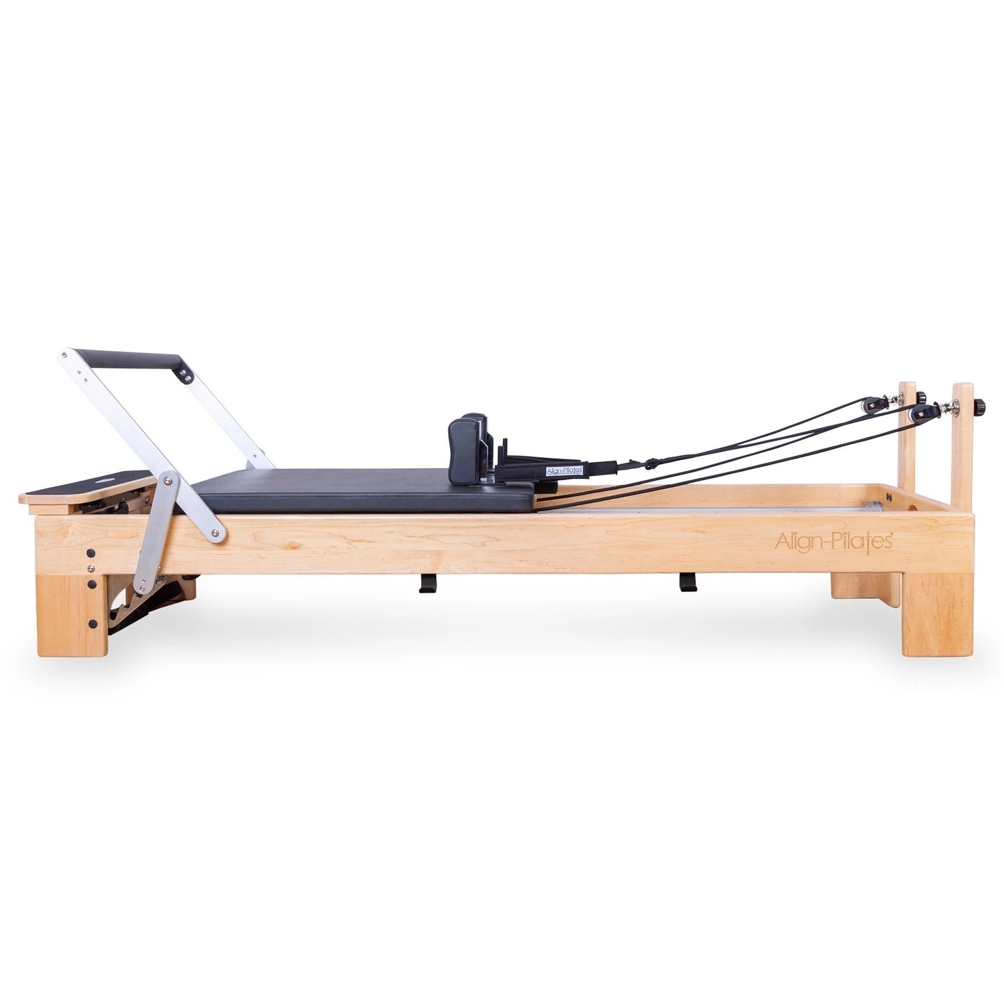 Align Pilates M8-Pro Maple Wood Pilates Reformer with Sitting Box