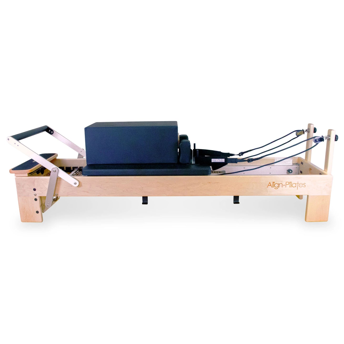 Align Pilates M8-Pro Maple Wood Pilates Reformer with Sitting Box