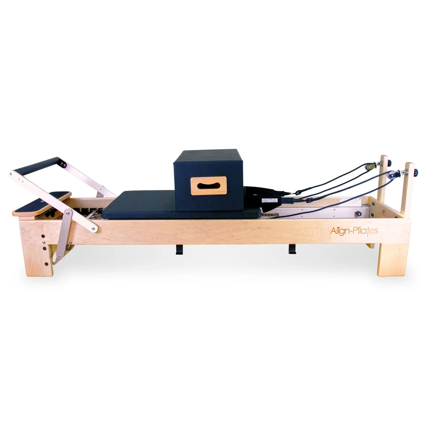 Align Pilates M8-Pro Maple Wood Pilates Reformer with Sitting Box